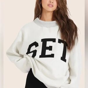 Parke x SET Active Collab Mockneck Sweatshirt